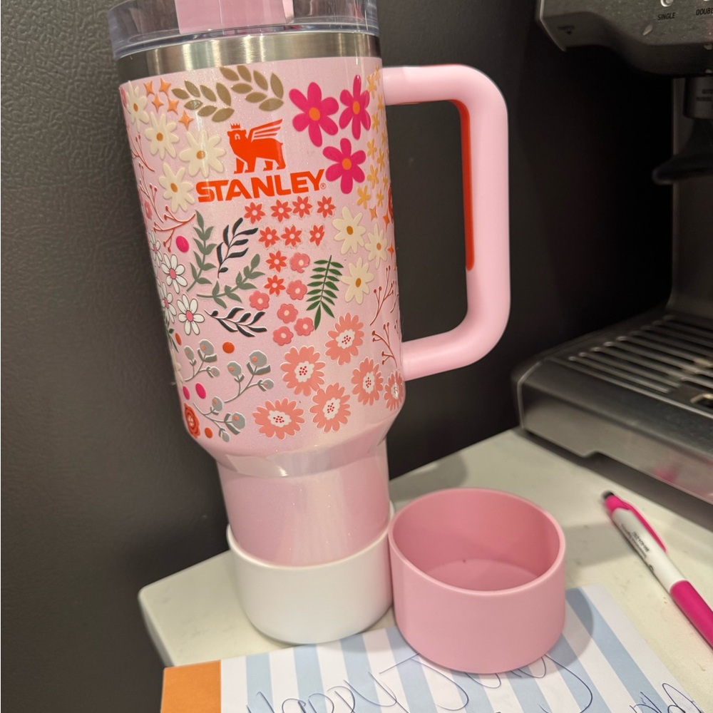 Stanley Pink Floral Insulated Mug